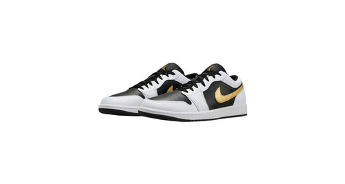 Men's White Air Jordan 1 Low Basketball Shoes
